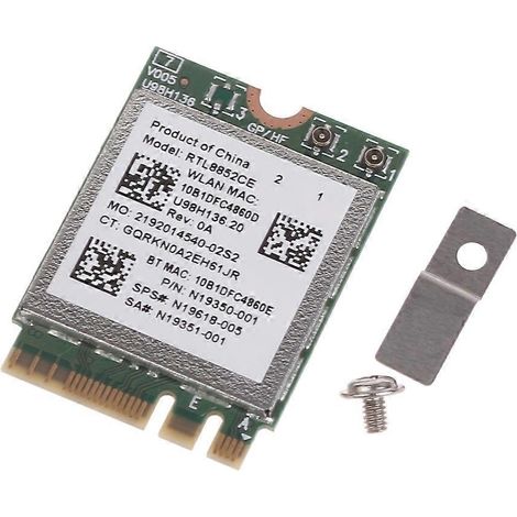 RTL8852CE Dualband 802.11agn Mini NGFF M.2 WiFi 6 Karte, 2,4/5 GHz WLAN-Netzwerkadapter, eigenständige WLAN-Karte für Laptops