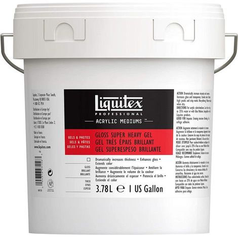 Additif Gel Brillant - LIQUITEX - Super Épais - 3,78 L - Multicolore - Taille M (1/3)