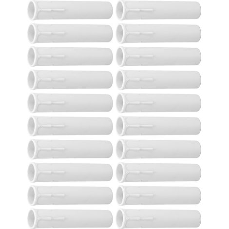 Lot de 20 cache-bougies de 10 cm (4 pouces) imitation goutte de cire E12 pour lustre (1/5)