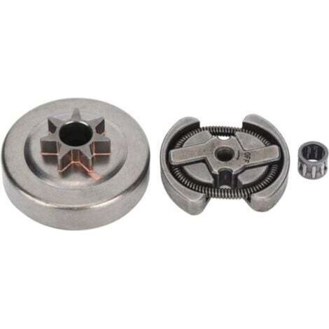 Kupplungstrommel, Kettenradlager-Baugruppe für Kettensägenkupplung, 3-teiliges Set, passend für Husqvarna 235 E 240136137141142 36 41 Ersatzteile