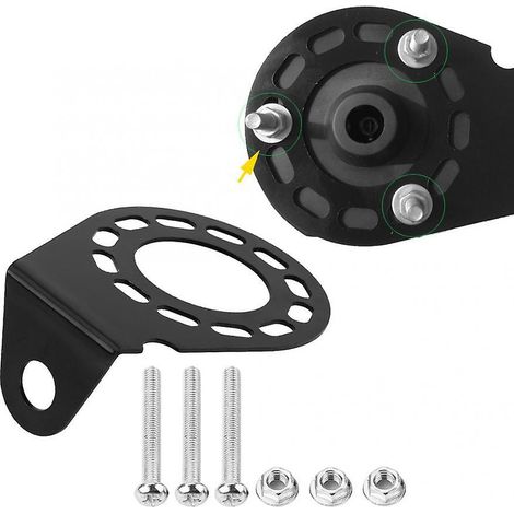 Support de montage métallique pour connecteur de prise de remorquage de caravane à 7 et 13 broches (1/4)
