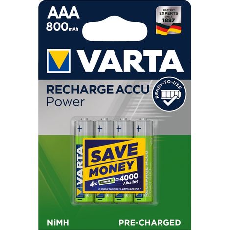 Varta AAA 800 mAh Batterie