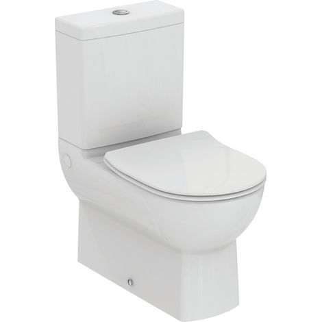 IDEAL STANDARD EUROVIT Inodoro Completo Blanco - Versión: CAÍDA AMORTIGUADA - ref: T443601 (1/2)