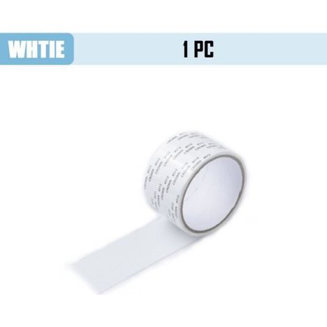 Ruban De Réparation Moustiquaire - Fibre De Verre - Auto-adhésif - Fenêtre Porte Tente - 5 x 200 cm - Blanc - 1 Pièce