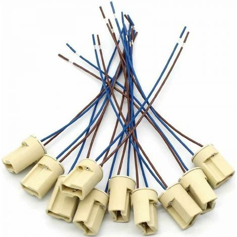 10 pezzi Portalampada in ceramica G9, connettore in ceramica per lampade alogene, portalampada G9 250V, portalampada in ceramica (1/5)