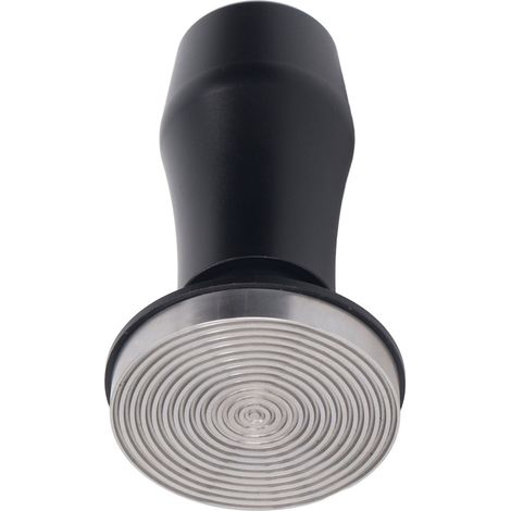 Kalibrierter Kaffeestößel aus Aluminiumlegierung mit federbelastetem Edelstahlfuß für die Zubereitung von Kaffee zu Hause, 53 mm Gewindeboden (1/5)