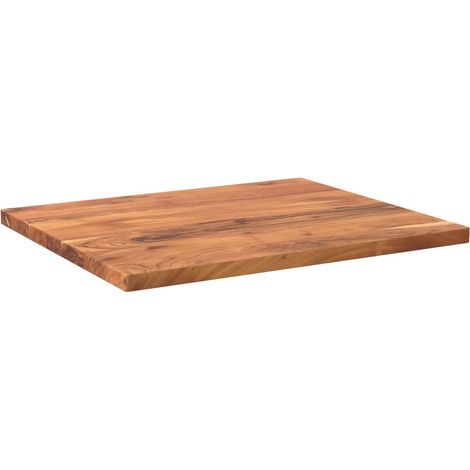 Maison Exclusive - Dessus de table 60x50x3,8 cm rectangulaire bois massif d'acacia (1/5)