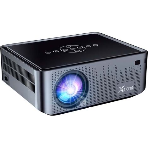 Filiyano – Projecteur double bande haute définition 8 K X1PRO-2/16 [Prise UE] Mise au point manuelle, haute luminosité, projecteur home cinéma Android (1/5)