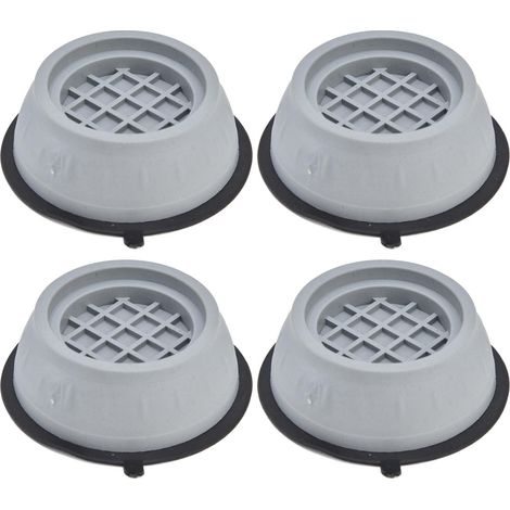 Coussin de pied antichoc pour Machine à laver, 4 pièces, anti-bruit, antidérapant, pour lave-linge, réfrigérateur, sèche-linge, diamètre 8cm (1/5)