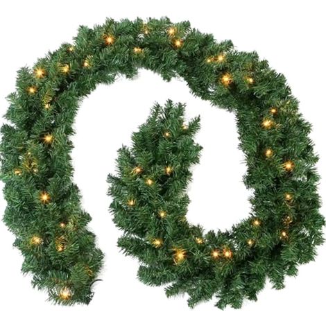Guirlande de Noël pour sapin, 300 cm, 70 LED, lumière chaude, multifonctionnelle (1/5)