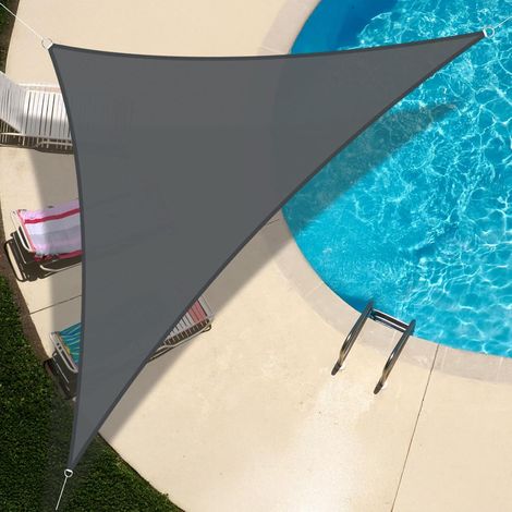 UMI Voile d'ombrage Imperméable Carré 3x3m Toile Ombrage PES avec 95% Protection UV pour Jardin Terrasse Balcon Patio Extérieur - Anthracite