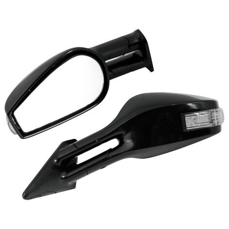 Race-6 Led, coppia specchi retrovisori esterni - Nero