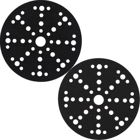 Support de protection Ø 150mm 49 trous, 2 pièces, pour protéger les plateaux de ponçage auto-agrippants (1/5)