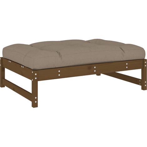Maison Exclusive - Gartenhocker Honigbraun 120x80 cm Massivholz K
