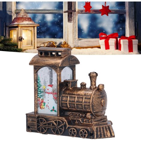 Guirlandes lumineuses décoratives de Noël, veilleuses de train de Noël, phares de train lumineux à LED, guirlandes lumineuses décoratives créatives pour un cadeau d'anniversaire ou de Noël, guirlandes (1/5)