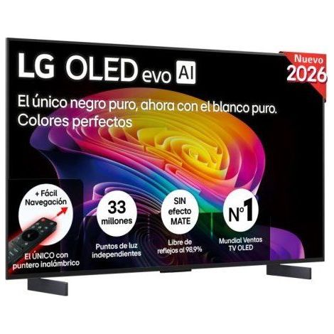 OLED evo AI OLED42C64LA Televisor 106,7 cm (42) 4K Ultra HD Smart TV Wifi Negro (1/5)