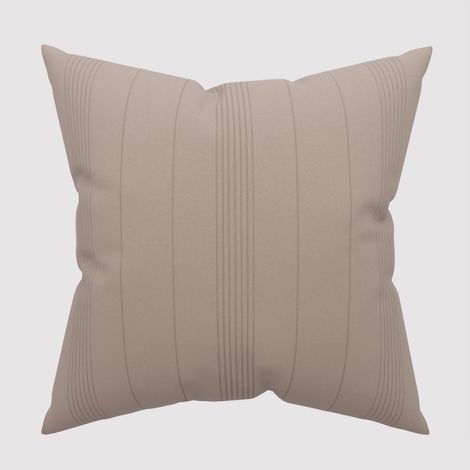 Housse de coussin 60x60 cm ADELE taupe, par Soleil d'Ocre (1/2)