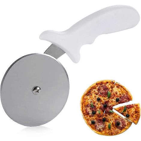 Coupe-pizza, Coupe-pizza en acier inoxydable, Coupe-pizza, Trancheuse à pizza professionnelle, Coupe-pizza avec poignée antidérapante, Coupe-pizza pour pizzas Pancak (1/4)