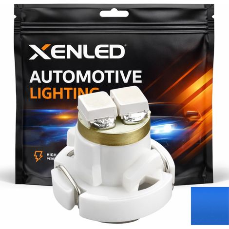 Ampoule T4.2 2 LED BLEU - Ampoule de tableau de bord 12V (1/3)
