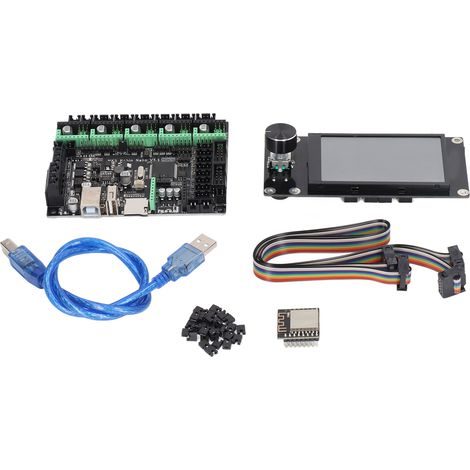 3D-Drucker-Motherboard mit TVS-Schutz für Stromversorgung, virtuelle USB-Geräteunterstützung, MKS-Controller-Board + MKS Robin WiFi (1/5)