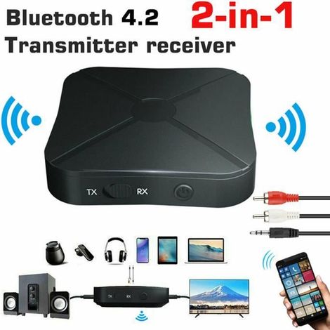 Adaptateur Bluetooth Transmetteur,pour TV, PC, Système Stéréo de Voiture (1/4)