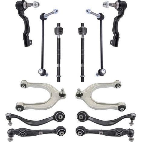 KIT BRACCIO OSCILLANTE 12 PEZZI COMPATIBILE CON BMW X6 (G06, F96) M Competition 12.2019 / Kit Sospensione Completo OE/OEM / Bracci Oscillanti + Testine Sterzo / Sostituzione Diretta OEM