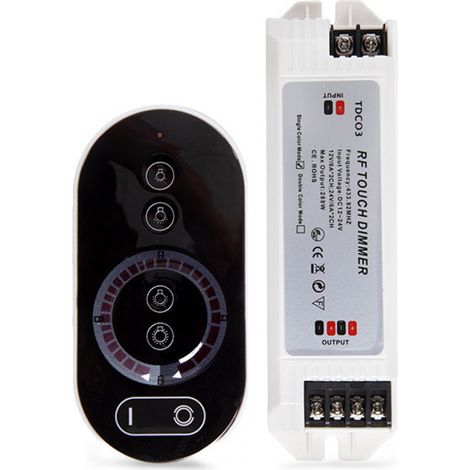 Controller-Dimmer Taktil LED -Leiste Einzelfarbe 12-24VDC ► 144/288W