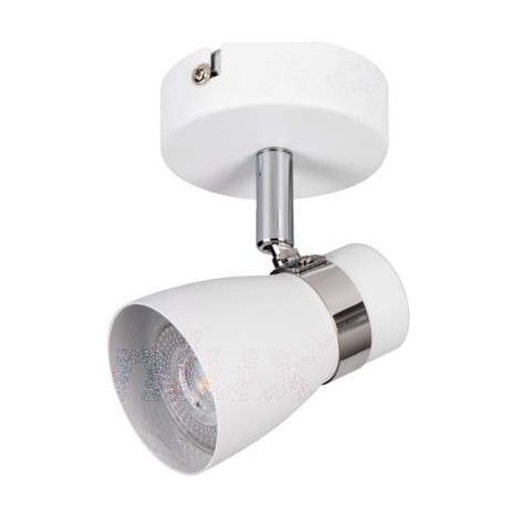 Luminaire mural et plafonnier ENALI – Acier blanc – Orientable – Ø80mm (1/4)