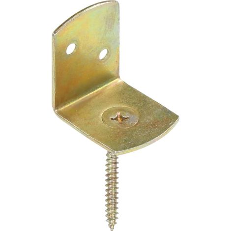vidaXL Soportes del panel de la valla 24 uds en L metal galvanizado (1/2)