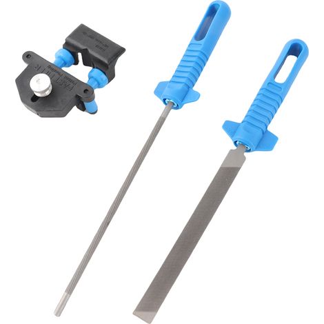 Ortviai Kit d’affûtage pour tronçonneuse – lime 3/16" pour chaîne 325", guide précis et réglable en plusieurs angles (1/5)