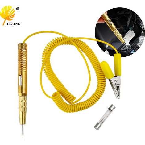 Stylo testeur de circuit automobile, stylo testeur de tension pour voiture, stylo testeur de tension pour réparation automobile, 6-24 V