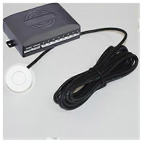 Kit de capteurs de stationnement Parktronic à LED avec 8 capteurs, écran rétroéclairé, système de détection radar de recul 12 V (1/5)