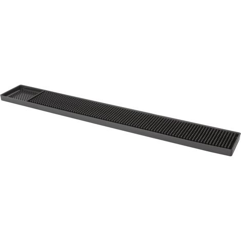 Salvinelli Tappetino gomma morbida nero 60x8 cm