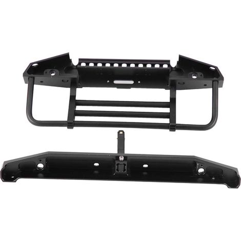 Stoßstange aus Metall vorne/hinten mit LED-Beleuchtung für Traxxax TRX-4 für SCX10II 90046 1/10 RC-Car