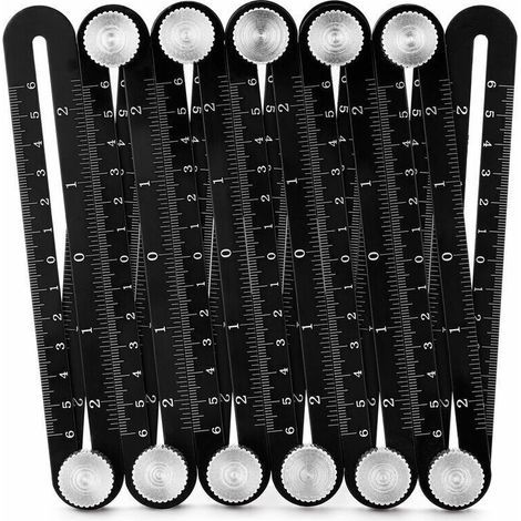 Règle en alliage d'aluminium à 12 sections, règles de mesure multi-angles, outils pour carrelage, par DEBUNS (1/5)