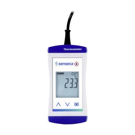 Senseca Termómetro Alarma Estanco Negro Preciso