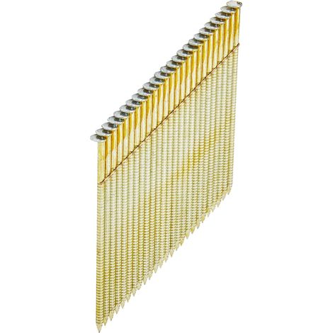 Bostitch 28° Galvanised Ring Shank Stick Nails 3.1 x 90mm (Pack 2000)
