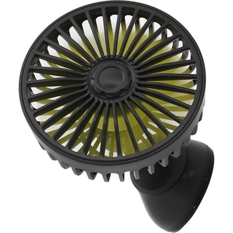 Ventilatore compatto per aromaterapia, in ABS nero con USB (1/2)