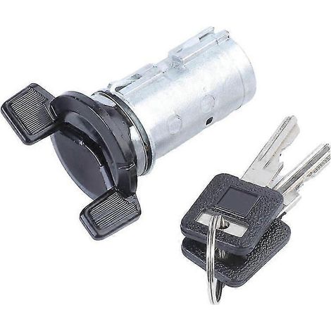 Cylindre de serrure d'allumage avec enjoliveur noir et clé pour Chevrolet Blazer S10 1983-94 (1/5)
