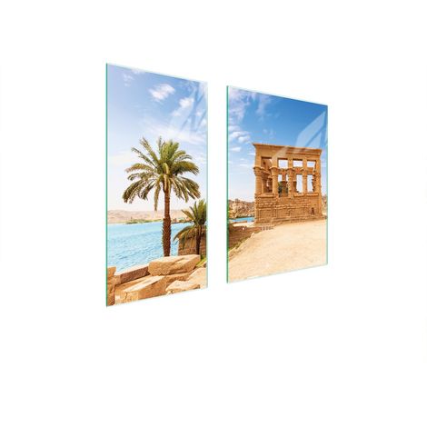 PLACA PROTECTORA DE VIDRIO 75x52 PALMERAS (1/5)