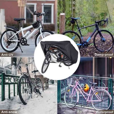 Housse de vélo - - 200 x 110 x 70 cm - Imperméable - Anti-UV - Protection complète (1/3)