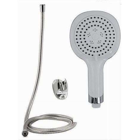 Cleafe - Kit Doccetta Doccino Multigetto Bagno Soffione Doccia Laccio 1,8 Mt Staffa 69342 - (1/2)