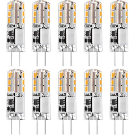 Filiyano-Ampoules LED G4 12 V blanc chaud 3000 K 120 lm, 2 W, non dimmables, lot de 10 (1/5)