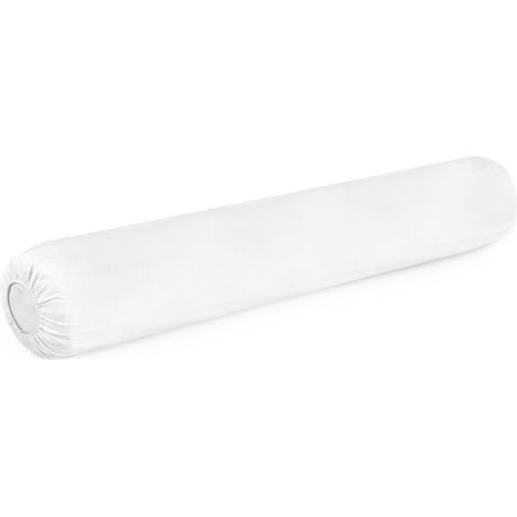 Housse de protection traversin 180 cm – Molleton gratté-croisé 220 gr/m2 – Traitement anti-acariens MICROSTOP – Lavable à 60°C – Linnea