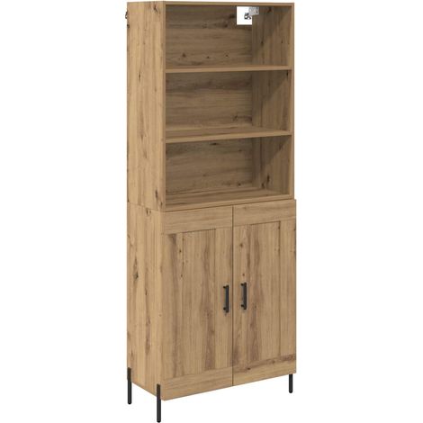 Maison Exclusive - Haut Armoire Chêne artisanal 69,5 x 32,5 x 180 cm (1/5)