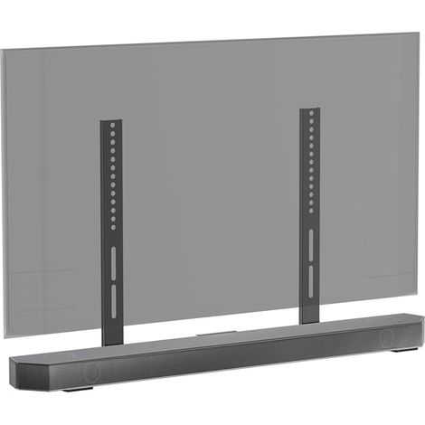 TV Soundbar Mount - Under TV Soundbar Mount - Height Adjustable TV Stand up to 35kg with Remote Control Holder (1/5)