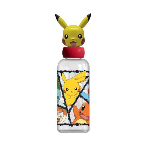 Stor - Water Bottle w/3D Figurine 560 ml - Pokémon (088808723-10127)