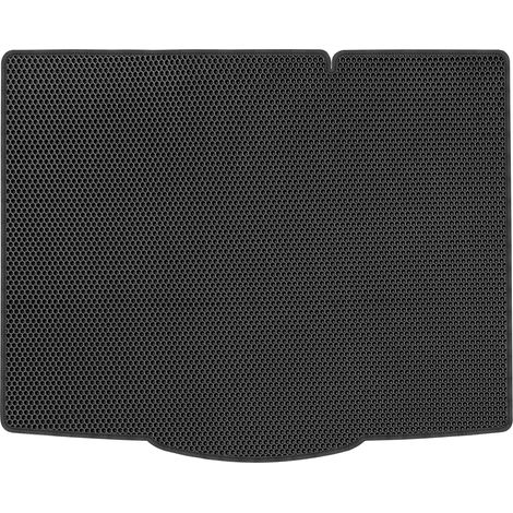 Alfombrilla de maletero de EVA para Ford Focus IV Hatchback a partir de 2018, revestimiento tipo panal - NEGRO (1/5)