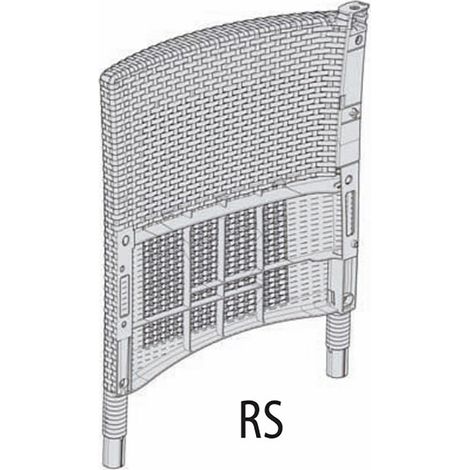 R FIANCO RS X ALLIBERT/KETER SET IOWA BALCONY CAPPUCC.