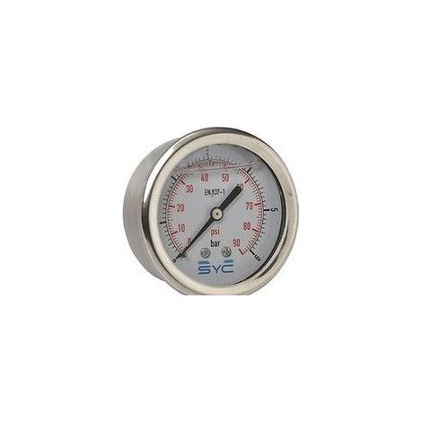 SYC 432 MANGUITO GLICE D.63 POST. 1/4" 0-60 BAR - ATUSA